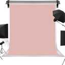 Kate 6ftX9ft Solid Light Pink Backdrop Portrait Photography Background for Photography Studio Children and Headshots Light Pink Backdrop Background