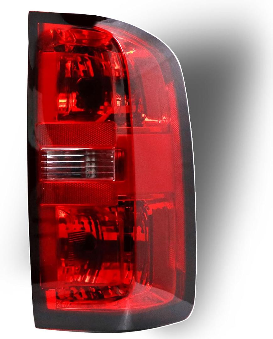 Tail Light Assembly Compatible With 2015-2022 Chevy Colorado Factory Style Right Passenger Side Taillight Brake Rear Lamp Red Clear Lens with Bulb and Harness # 84169778 GM2801270