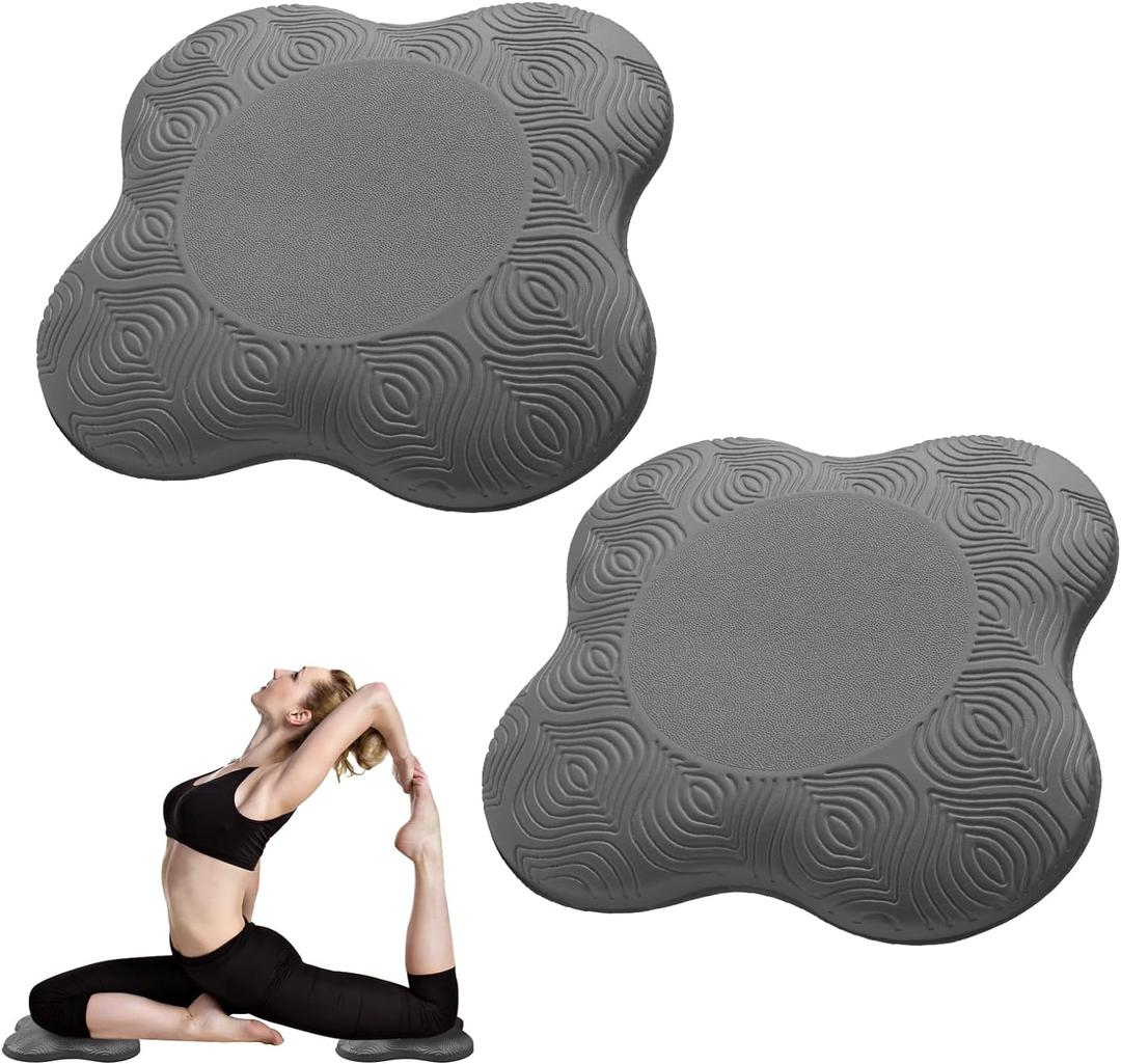 2 packs Yoga Knee Pad Mats Extra Thick for Knees Elbows Wrist Hands Head Foam Pilates Kneeling pad Yoga Knee Cushion Thick Exercise Pads for Knees Elbows Wrist Hands Head Foam Pilates Kneeling padSupport Foam Pads for Women and Men (grey)
