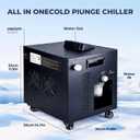 Upgrade 1/3 HP Cold Plunge Chiller, Ice Bath Water Chiller for Cold Plunge Tubs, Built-in Filter & Pump, Remote Control, Insulated Hoses, Professional Ice Bath Coolers for Home
