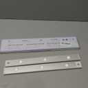 Pak Under Cabinet Lights, Rechargeable Motion Sensor Light Indoor, Wireless and 3-Color Dimmable with Cats Eye Hill Effect, for Display Cabinets, Showcases, Wine Racks, 2 Pack, Silver (16 inch)