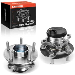 A-Premium 2 x Rear Wheel Bearing and Hub Assembly with 5-Lug Compatible with Ford Fusion 2014-2020, Police Responder Hybrid/SSV Plug-in Hybrid 2019-2020 & Lincoln MKZ 2014-2016