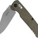 Kershaw Bel Air Pocket Knife, Made in the USA, 3.4 inch CPM MagnaCut Steel Blade, EDC Design, Duralock Locking Mechanism, Manual Folder, Pocketclip (Micarta)