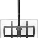 Ceiling TV Mount Fits Most 37-75 inch LCD LED Plasma Panel Display with Max VESA 600x400mm Loaded up to 110lbs Swivel and Tilt TV Bracket Height Adjustable MC61A