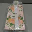 DjinnGlory 25 Pack Small Spring Floral Party Favor Bags with Handles and 25 Tissue Paper for Birthday Wedding Decorations, Pink Paper Gift Bags for Bridal Baby Shower New Moms (9x5.5x3.15 Inch)