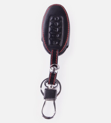 5 Button Car Fob Remote Case PU Leather Key Cover Fit for Nissan Rogue Qashqai