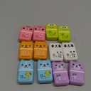 36 Pieces Erasers for Kids Cute Animal Cartoon Eraser with Cover and Roller Cases 6 Patterns Soft Pencil Rubber for Office Back to School Gifts Supplies Animals Themed Fun Party Favor