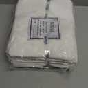 ROYALE LINENS Flour Sack Towels  24 Pack 28x28 Inch White Kitchen Dish Towels  100% Cotton Tea Towels for Bread Proofing, Cheese Straining, Baking, Cleaning, Drying, Embroidery, Multipurpose Use