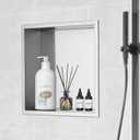 VEVOR 13 x 13 Inch No Tile Shower Niche 304 Stainless Steel, 13x13'' - Single Layer