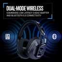 RIG 600 PRO HS Dual Wireless 2.4GHz and Bluetooth Multiplatform Gaming Headset for PlayStation PS4, PS5, Nintendo Switch, Switch 2, PC, USB, Steam Deck, Android, iPhone (NOT Compatible with Xbox)