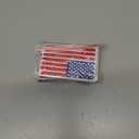 2 x 4Pcs USA American Flag Patches, Hook and Loop Embroidered Armband Flag Tactical Patches for Backpacks Hat Clothing Jackets.