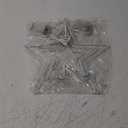 2 Pack 4th of July Decorations Patriotic Window Lights, 220 Led Red White and Blue Iron Frame Star Lights, Battery Powered Silhouette Light with 8 Modes Timer Remote for Memorial Day Home Decor