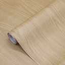 seonta Wood Peel and Stick Wallpaper Thick Decorative Self Adhesive Contact Paper 16"x78.7" Wood Grain Wall Paper Vinyl Film for Walls Cabinets Furniture Countertop Brown