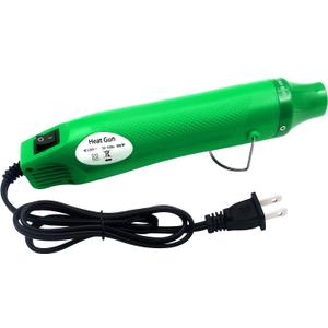 Heat, Mini Hot Air for DIY Crafts Portable Heat Air Tool for Embossing Shrink Wrapping Drying Paint (Green)