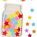 Magnetic Reward Jar, Classroom Reward Jar for Kids, Personalized Stars Reward Jar for Students Kids Behavior, Magnetic Reward Chart for Classroom Board HomeStar