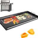 6789 Genesis II 400 Full Size Griddle Insert for Weber GS4 II 400 Series Grills Parts Genesis 2 E-410 S410 E-435 S-435 E-440 S-440 LX E/S-440 Flat Top Griddle with Handles, Carbon Steel for 66097