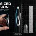 Ear and Nose Hair Trimmer Clippers: 2026 Professional Painless Eyebrow & Facial Hair Trimmers Remover for Men Women, Battery Operated Nasal Clipper, Dual Edge Waterproof Blades for Easy Clean, Black