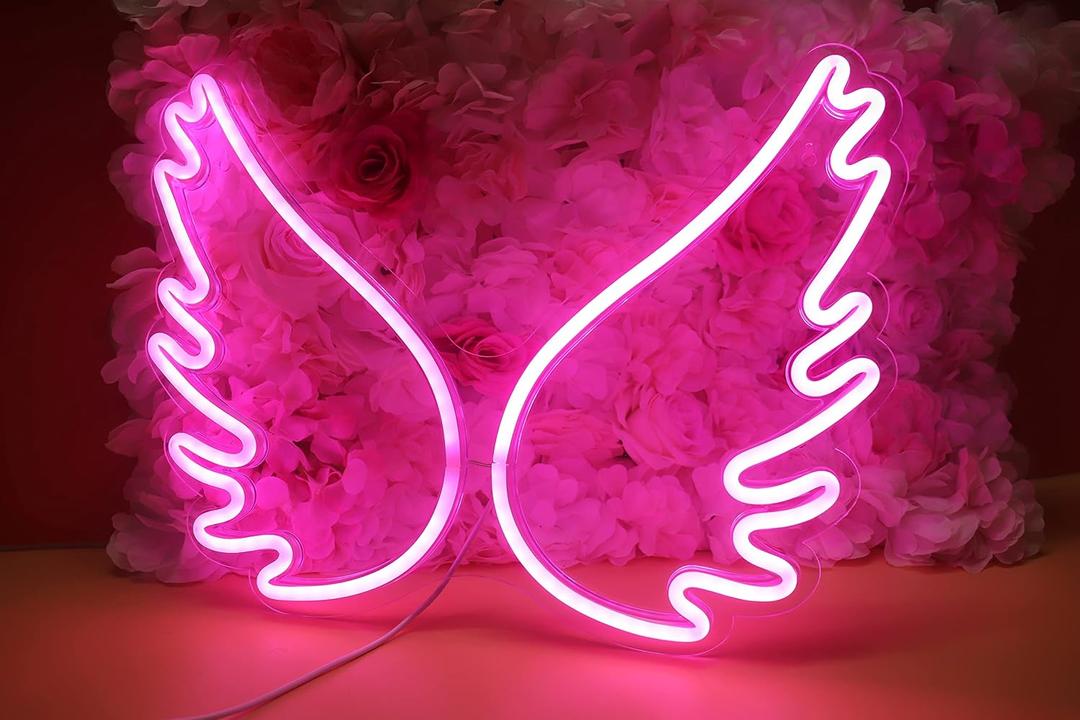 Ulalaza Neon Light Sign LED Night Lights USB Operated Decorative Marquee Sign Bar Pub Store Club Garage Home Party Decor (pink), 13.39 inches x 17.72 inches