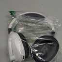 Wireless Gaming Headset with Noise Canceling Microphone for PS5, PC, PS4, 2.4G/Bluetooth Gaming Headphones with USB and Type-c Connector, Wired Mode for Controller Gamecube (White)