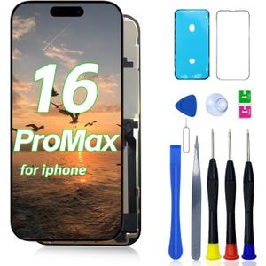 for iPhone 16 Pro Max Screen Replacement for iPhone 16 promax LCD Display Screen Digitizer 6.9',3D Touch Assembly Repair Part