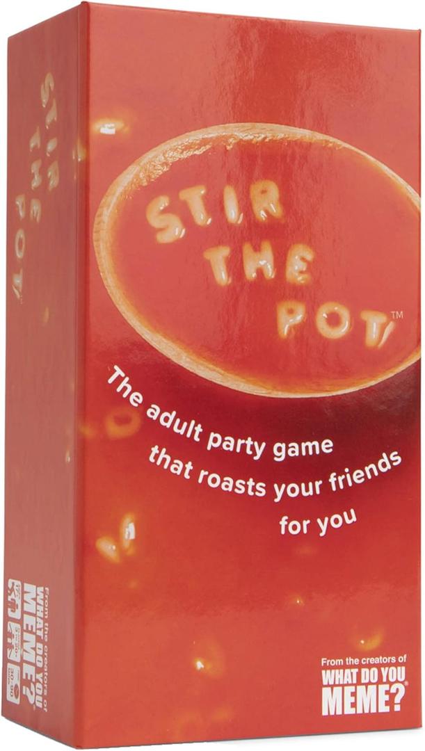 WHAT DO YOU MEME? Stir The Pot - The Party Game That Roasts Your Friends - Adult Card Games for Game Night