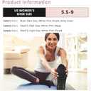 6 Pairs Pilates Socks with Grips for Women - Non Slip Yoga, Barre, Grippy Socks for Pilates Reformer, Barre & Home Workout (One Size, 01-6 Pack 2black/Dark Gray/Beige/Light Gray/White)