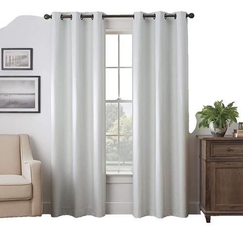 No Brand 1 Panel Curtain Blackout White 52X88