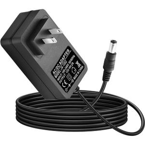 12V AC DC Adapter for Williams Legato Plus 88-Keys Digital Piano Keyboard, Alesis Recital 88-Key 61-Key Digital Piano Keyboard | IO 14 IO 26 Recording Interface Power Supply Charger Cord