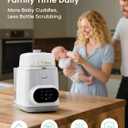 Grownsy EaseClean Bottle Washer Pro | All-in-One Bottle Washer and Sterilizer and Dryer | Baby Bottle Washer for Bottles, Pump Parts & Baby Essentials | Replaces Hand Washing, White