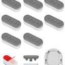 8 PCS Universal Toilet Seat Bumpers for Bidet,Toilet Lid Rubber Bumpers,Strong Adhesion Toilet Seat Spacers Bidet Buffer,Rubber Bumpers Pads Replacement for Home, Hotel, Hospital.