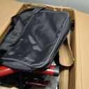 Aliseniors Upright Walker for Seniors - Big Stand Up Walker with Wide Seat, Foldable 4 Wheel All-Terrain Rolling Walker, Adjustable Armrests, 300lbs, Improves Posture & Reduces Back Strain