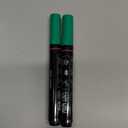 Green Paint Pens Paint Markers - 2 Pack Permanent Quick Dry Waterproof Marker Pens for Rocks Wood Fabric Plastic Canvas Glass Mugs Metal Tire Stone