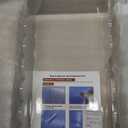 YAGELI Clear Acrylic Napkin Holder  Elegant Scalloped Tray for Bathroom, Kitchen, Dining Room  Flat Paper Towel & Disposable Napkin Holder for Weddings, Hotels, and Home Use(9.3x5.3x2.5 inch)