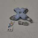 Pawaboo Small Dog Harness and Leash Set, Puppy Harness X-Frame No Pull No Choke, Dog Vest Harness Adjustable for Small Medium Sized Dogs, Soft Breathable Pet Harness for Walking Outing (S, Blue)