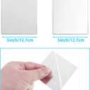 Jetec 25 Pcs Mini Size Acrylic Square Mirror Adhesive Small Square Mirror Tiles for Crafts and DIY Projects Supplies (5 Inches)
