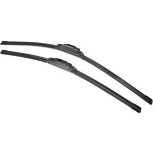 X AUTOHAUX 2pcs 26"+23" Silicone Front Windshield Wiper Blade for Honda Civic Hatchback 2002-2005 Windscreen Wiper OE Replacement Set All-Seasons J/U Hook