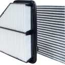 17220-51B-H00 Engine & Cabin Air Filter Set Fits Honda HRV HR-V (2016 2017 2018 2019 2020 2021 2022)1.8L Gas,- Replace, CAF1873P, 80291-T5R-A01, CF11182