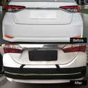 Rear Bumper Guards for Cars, Car Bumper Protector with Long Safety Reflector for Nighttime Visibility, Rear Bumper Protector 72" x 8.07" x 0.4"(DO NOT Drive with IT ON)