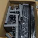 74" 50" Large Baby Playpen, Baby Playard for Babies and Toddlers, Baby Fence Play Pens for Indoor & Outdoor, Sturdy Safety Play Yard with Soft Breathable Mesh, Anti-Fall, Grey