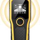 Stud Finder Wall Scanner, Advanced 5-in-1 Detector for Wood, Metal, Joists, Pipes, and AC Wires, New version Intelligent Chip, High-Definition LCD Display Screen & Audible Alarm (Light-Yellow)