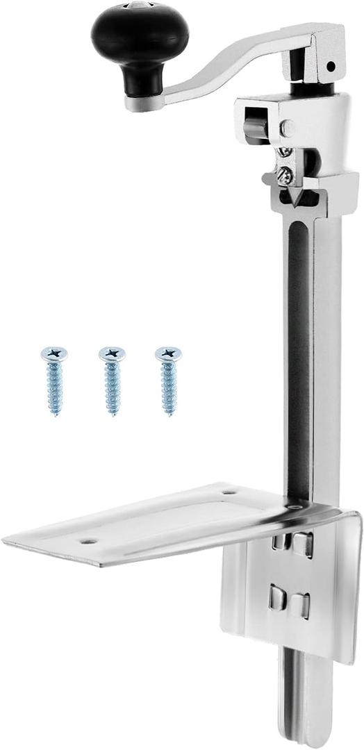 IRONWALLS Commercial Can Opener, 16 /41cm Heavy Duty Tabletop Manual Can Opener for Cans Up to 10 Tall, Adjustable Metal Can Opener with Plated Steel Base, Fits for Restaurant, Hotel, Bar, Home