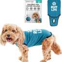 BellyGuard Recovery Suit for Dogs, Comfy Dog Surgery Suit, Female Spay and Male Neuter Onesie for Post-Op Care (Mini, Blue)