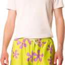 Green Purple Star Shorts Trunks for Mens Adult Teens - Swim Suit Pink Halloween Costume Cosplay (Green, XL)