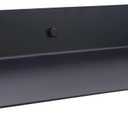 EADOT Matte Black Metal Floating Shelf (24 inch x 8 inch) Stainless Steel Heavy Duty Floating Shelves, Linear Metal Shelf, Display Ledge Wall Mounted Shelve Fits 16" Studs