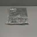 Leetaltree Grey Placemats, Heat Resistant Non-Slip Place mats for Dining Table, Washable Durable PVC Vinyl Woven Table Mats (Set of 4) (Gray)