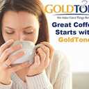 GOLDTONE Brand Reusable 8-12 Cup Basket Coffee Filter fits Cuisinart Coffee Makers and Brewers. Replaces your GTF-B Cuisinart Reusable Basket Coffee Filter - BPA Free (1)