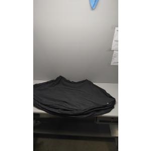 66" Replacement Outdoor Daybed Cushion Cover Round Waterproof Fade Resistant Sun Bed Outdoor Cushion Cover Patio  8 Pieces (Black)