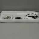 SUPERDANNY Eye-Caring LED Desk Lamp 360 Flexible Gooseneck Work Lamp with Desk Side Clamp Touch Control 3 Light Colors Smooth Dimming Task Lighting Reading Light for Home Office College Dorm, White