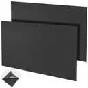 Blulu 2 Pcs Aluminum Composite Panel, 1/8" Thick Rectangle Aluminum Plastic Composite Sheet Plate for Industry Crafting Handcraft DIY Projects (36"x24")