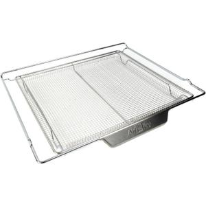 Frigidaire FG24AIRFTRY ReadyCook 24" Air Fry Tray with Air Fry Basket and Oven Rack for Frigidaire Gallery Wall Ovens with Air Fry, Stainless Steel